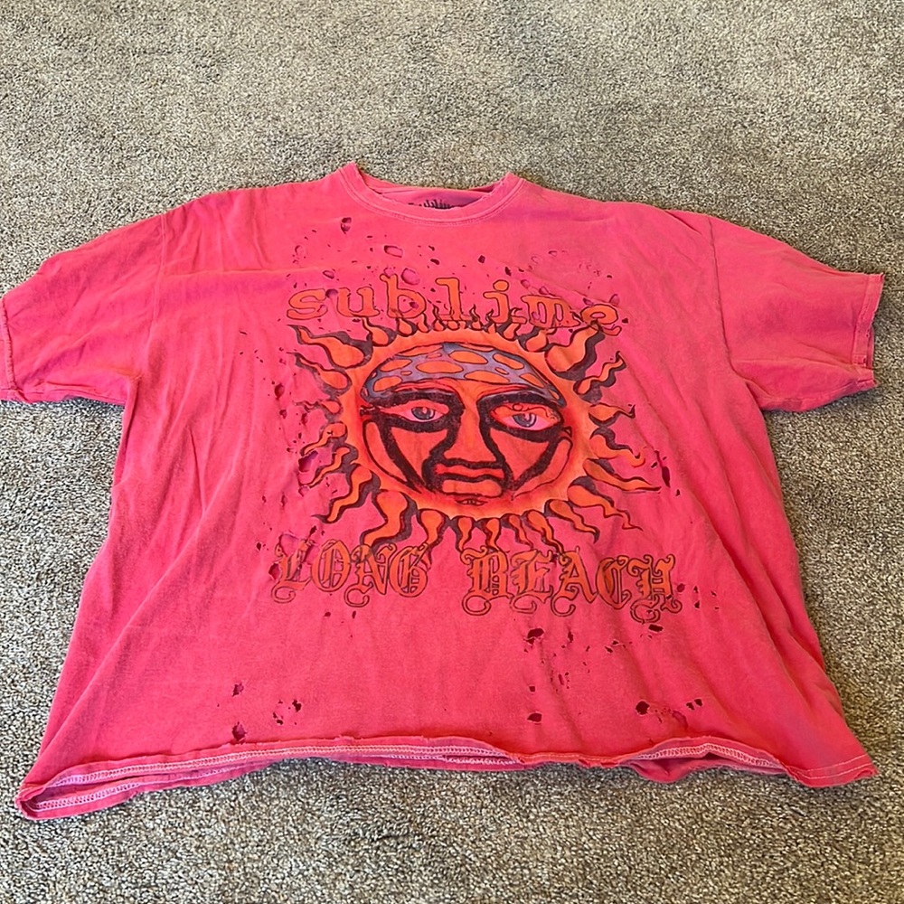 Urban Outfitters Red Sublime Oversized T-Shirt